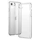 elago Cover Hybrid Clear Trasparente Case compatibile con iPhone SE 3 (2022) / SE 2 (2020) compatibile con iPhone 8/7 Custodia, Anti Ingiallimento, PC + TPU, Protezione Completa Corpo (Trasparente)
