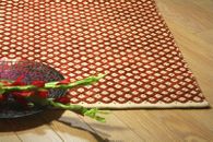 Tapis/tapis à tisser plats à motif diamant tissé à la main Bunkar's, couleur : terre cuite
