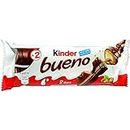 Kinder Bueno Chocolate Bar - Milk and Hazelnuts, 43g Pack