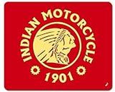 1art1 Motociclette Indian Motorcycle, 1901 Tappetino Per Mouse 23x19 cm