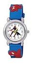 Emartos Analogue White Dial Spiderman Kids Watches For Boys And Girls [3-10 Years] (Blue)