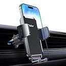 Blukar Car Phone Holder, Air Vent Car Phone Mount Cradle for Car 360° Rotation [2023 Upgraded Ultra Stable Hook Clip] - One Button Release Function for iPhone, Galaxy All 4.0''-7.0'' Phones​