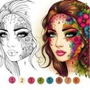 Beauty Color By Number - Girls Fashion Coloring Book