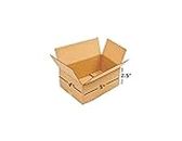 Box Brother 3 Ply Brown Corrugated Box Packing Box Size: Length 5 Inch Width 4 Inch Height 2.5 Inch 3Ply Corrugated Packing Box Pack Of 40