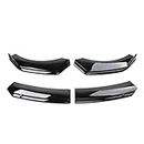 Car Front Spoiler,Compatible with Fiat Duckett,Bumper Spoilers,A-black