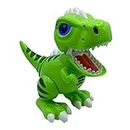 Gear2Play Robo Smart T-Rex - Interactive Robot T-Rex with LED Eyes, Reacts to Touch and Sounds and Can Really Run and Move, Dinosaur, Dino, Toy, Games, 25.4 x 14 x 24 cm