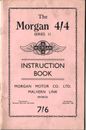 MORGAN  4/4  serie II – Instruction book ENGLISH LANGUAGE