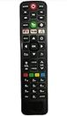 Generic Croma Tv Remote Control Compatible With Croma/Jvc/Beston/Vise/Akai Smart Led - Black