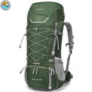 75L Hiking Internal Frame Backpack with YKK Zippers and Rain Cover Outdoor Sport