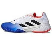 adidas Men's Barricade Tennis Shoe, Lucid Blue/Black/Solar Red, 9.5