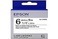 Epson - Lk-2wbn - cintas para impresoras de etiquetas (negro sobre blanco, labelworks lw-1000p labelworks lw-300 labelworks lw-400 labelworks lw-400vp labelworks lw-600p, ampolla)