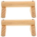  Wooden Push-up Bar Fitness Equipment Exercise Gym Machines Sports