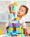 Humming Bird Kid's 80 Pcs Big Mega Sized Blocks Toys Building and Construction Block Set for Children Boys and Girls (Multicolor)