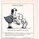 1949 Kleenex Little Lulu Ad From Sniffle to Gesundheit Your Nose Knows #793 GH