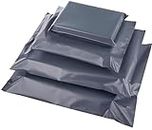 Double Dragon 60 Mixed Size Self-Seal Mailer Bags | Tamper-Proof Plastic Packaging for Mailing, Postage, Shipping & Delivery | Grey (4 Sizes | Small to Large | 15 each)