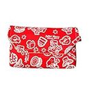 Handmade for New3DS Soft Storage Bag Protective Carrying Pouch Red Color, Compatible with for New 3DS Small Handheld Console, Waterproof Anti-Bump Big Portable Travel Pocket Mario Edition