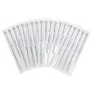 50 Mixed Assorted Sterile Tattoo Needles 6 Sizes - Round Liner 1 3 5 7 9 11 RL