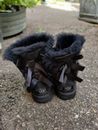Womens black cozy Ugg Bailey Bow II Boots Warm Y2K Logo