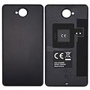 BZN CellphoneParts For Microsoft Lumia 650 Wood Texture Battery Back Cover with NFC Sticker (Color : Color1)
