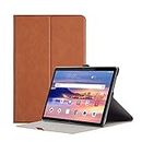 Robustrion Smart Folio Flip Stand Case Cover for Huawei Mediapad T5 10.1 inch - Brown