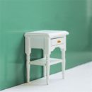 1 / 12 échelle Chambre de poupée Mini table de chevet blanc chambre meuble