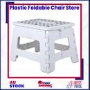 Doeportable Folding Step Stool Plastic Foldable Chair Store Flat Kitchen Camping