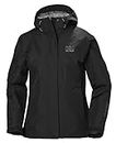 Helly Hansen Women's Seven J Waterproof Windproof Breathable Rain Coat Jacket, 992 Black, Medium