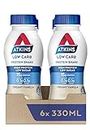 Atkins Low Carb Protein-Rich Shake Creamy Vanilla Drink 330ml, Pack of 6