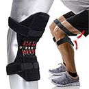 Joint Support Knee Pads, Knee Patella Strap, Power Lift Spring Force, Tendon Brace Band Pad for Arthritis Tendonitis Gym 1 Pair