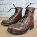 RED WING Vintage 953 SuperSole Brown Leather Soft Toe Work Boots Size 8.5 D USA