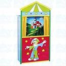 Beluga Spielwaren GmbH- Théâtre de marionnettes de Type Punch and Judy avec Impression colorée, Rideaux et Panneaux latéraux à charnières, 50128