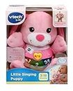 VTech 502353 Little Singing Puppy, Educational Toy, Baby Musical Interactive Toy with Lights and Sounds, Gift Suitable for 3, 6, 12 Month Boys and Girls, Pink, 5.0 cm*11.0 cm*11.0 cm