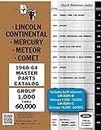 1960-64 Lincoln Mercury Master Parts Catalog (English Edition)