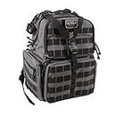 G.P.S. Tactical Range Backpack | Gray | 3 Handguns Capacity | MOLLE Webbing | Durable Waterproof Stain-Resistant Shooting Tactical Gear