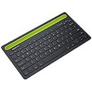 Amazon Basics Wireless Bluetooth Multi-Device Keyboard for Windows, Apple iOS Android Or Chrome, Compact Space-Saving Design, for Pc/Mac/Laptop/Smartphone/Tablet (Black)