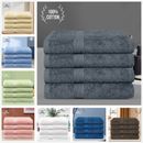 4 Pack 100% Cotton Bath Towel Set 550Gsm Soft Shower Beach Towels Set 68x132 cm