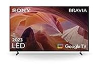 Sony BRAVIA KD85X80L, 85 Pulgadas, TV LED con 4K HDR, Smart Google TV, Funciones Eco y Gaming, Bravia Core, Marco enrasado