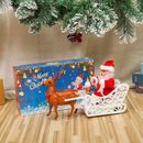 Niedlicher Weihnachtsmann Reiten Rentier Weihnachten Ornamente Urlaub Neujahr Kinder Geschenk