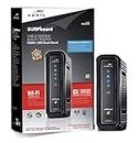 ARRIS Surfboard SBG6580 DOCSIS 3.0 Cable Modem/Wi-Fi N300 2.4Ghz + N300 5GHz Dual Band Router - Retail Packaging Black (570763-006-00)