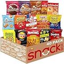 Frito Lay Ultimate Snack Care Package, Variety Assortment of Chips, Cookies, Crackers & More, (Pack of 40)