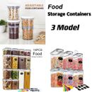 Airtight Dry Food Storage Containers Home Kitchen Pantry Organization 6/14Pcs