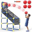 EagleStone Kids Arcade Basketball Game with 4 Balls,Basketball Hoop Indoor or Outodor with Electronic Scoreboard, Basketball Toys Gifts for Age 3 4 5 6 7 8 9 10 11 12 Boys Girls