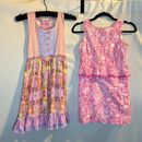 Lilly Pulitzer Dresses | Lilly Pulitzer Shift Dress And Matilda Jane Girl Dress Size 12 | Color: Pink/White | Size: 12g
