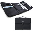 Maletín delgado organizador electrónico para computadora portátil para MacBook de 13"", tableta - negro
