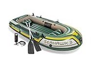 Intex 68380NP Seahawk 3 Boat Set, 295 x 137 x 43 cm, Assorted