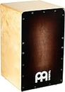 Meinl Percussion Woodcraft Cajon Instrument - Big Drum Box with Snare and deep Bass Sound - Playing Surface Espresso Burst (WC100EB)
