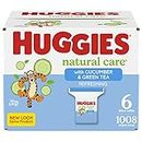 Baby Wipes, Huggies Natural Care Refreshing, SCENTED, Hypoallergenic, 6 Refill Packs, 1008 Count