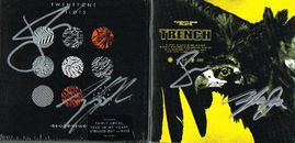 Twenty One Pilots SIGNED 2 CD's Blurry Face + Trench Tyler Joseph Josh Dun 21