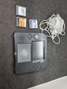 Nintendo 2DS Bundle Blue & Black Genuine Charger Good Working Cond free post 