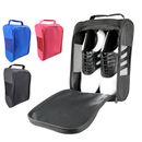 Mini Portable Golf Shoe Bag Lightweight Nylon Handbag for Travel Camping